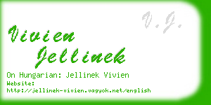 vivien jellinek business card